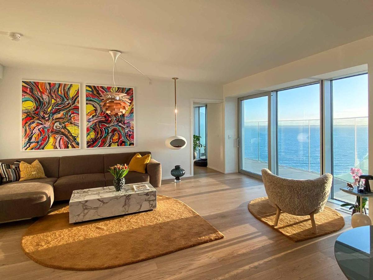 Amazing Sea View Apartment Århus Eksteriør bilde